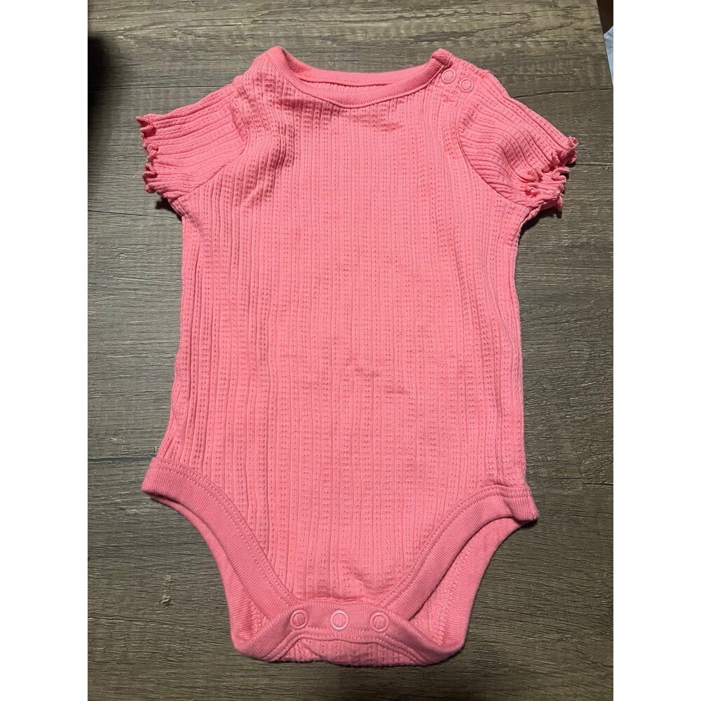 Garanimals Baby Girl Plain Pink Onesie